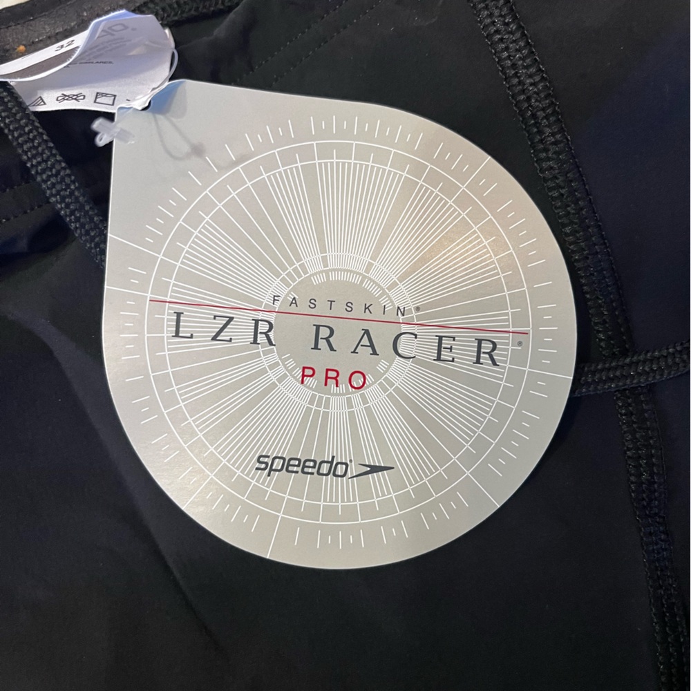 NWT Speedo Lazer Pro. Men’s 32 Black Jammer Tech Suit. - Picture 5 of 10